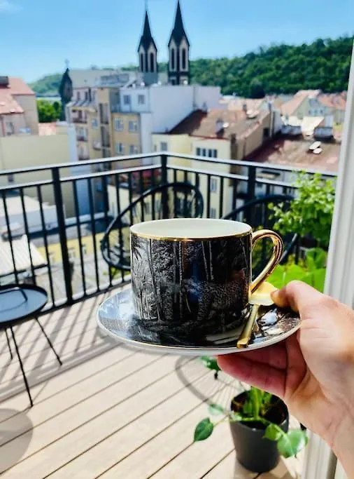 Romantic Terrace Studio In Karlin Praga Appartamento